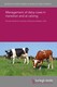Management of dairy cows in transition and at calving
